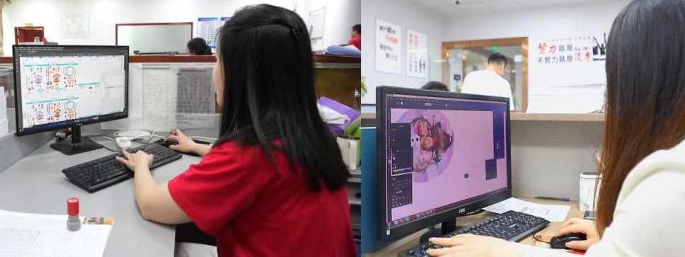 集团设计团队与设计示意